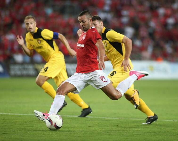 בן שהר. בבאר שבע מחפשים חלוץ נוסף // צילום: אלן שיבר